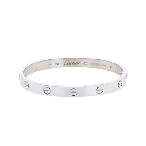 size 17 cartier love bracelet|cartier love bracelet 17cm.